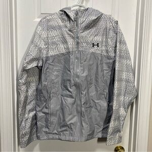Under Armour Gray Hooded Windbreaker Jacket